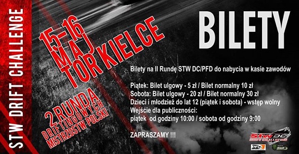 03.05.2015 2 Runda driftingowych mistrzostw Polski bilety.